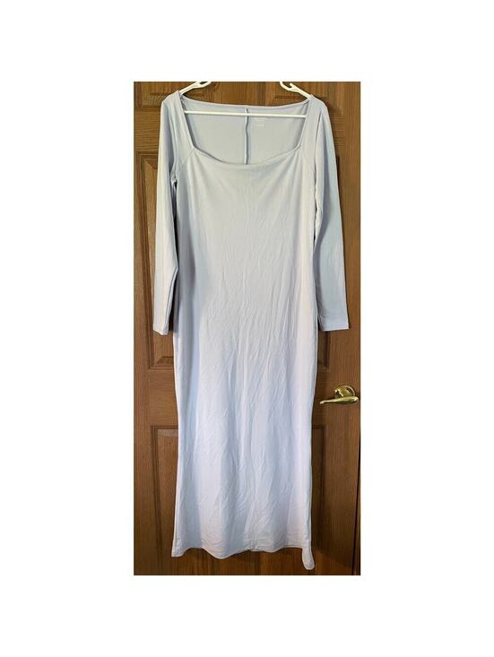 wild fable Dresses & Skirts - Wild Fable Butterbliss Powder Blue Soft Bodycon Long Sleeve Maxi Size Large